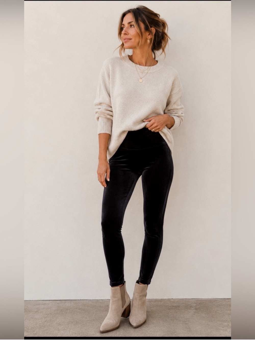 Spanx Velvet Leggings